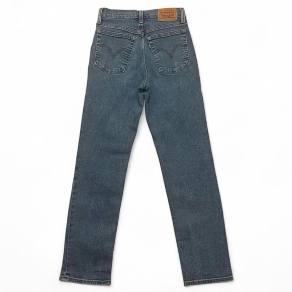 Levis wedgie straight blue jeans - Picture 1 of 5